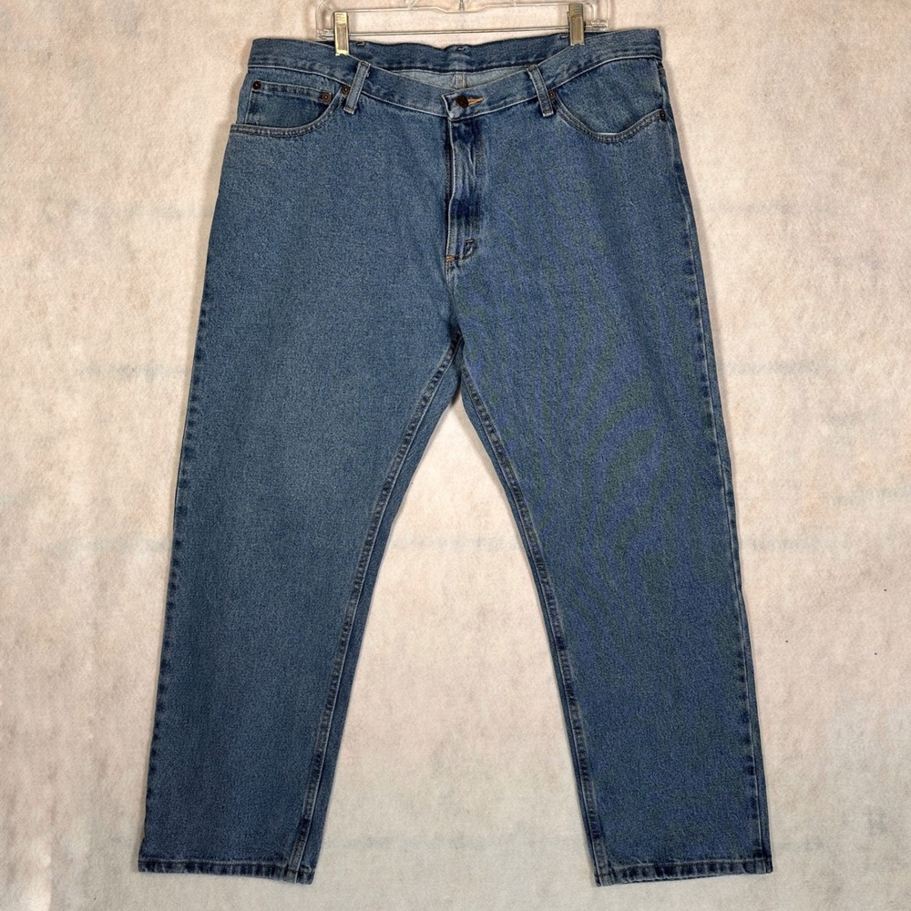 Magellan Jeans Mens 40x30 Outdoors Blue Good Straight Leg Cotton 1039MAGMS